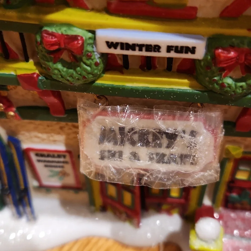 Mickey's Ski & Skate Department 56 Christmas Village